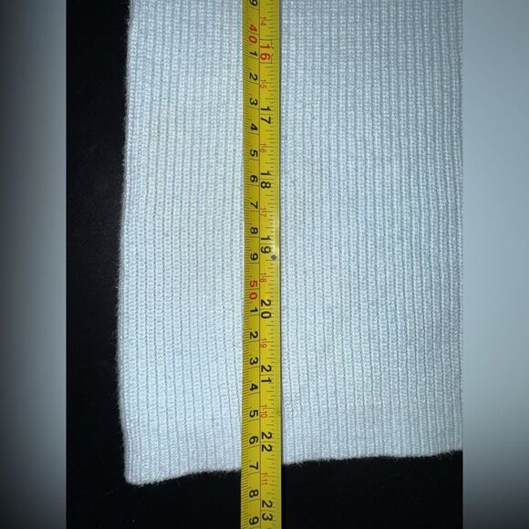 Rosie Neira Anthropologie blue floral Embroidered Sleeve knit sweater Size Small - Picture 9 of 9